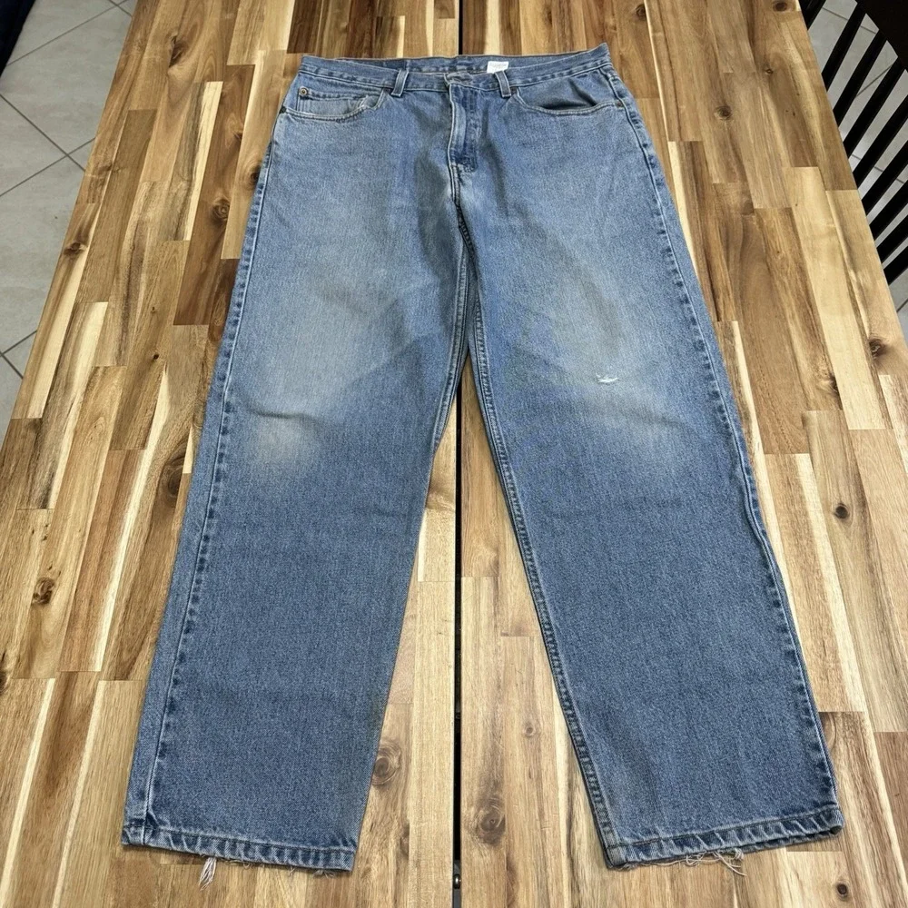 Vintage Levis 550 Jeans Mens 32x30 Blue Relaxed Fit Fading Loose Casual‎ Y2K